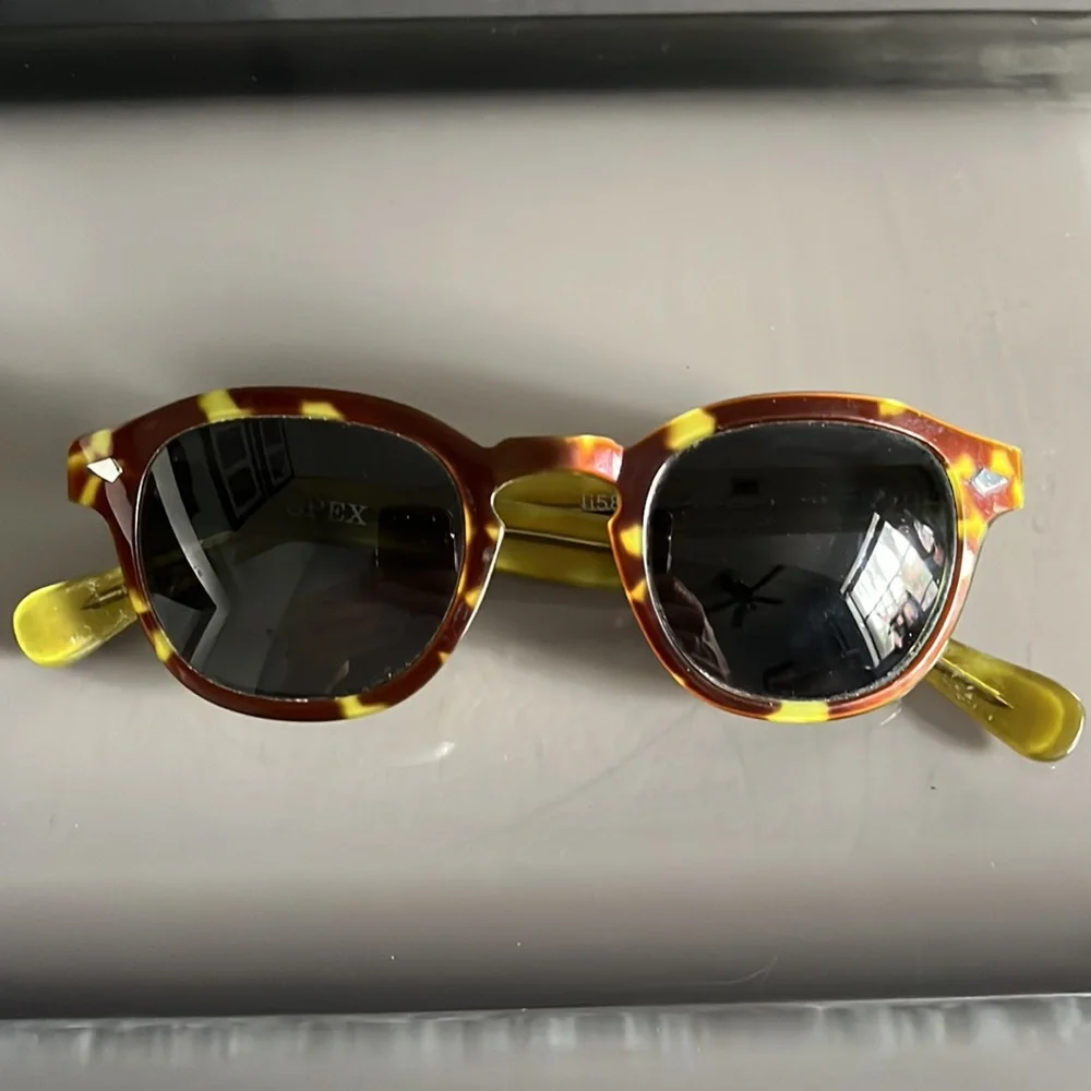 Vintage SPEX Faux Horn Tortoise Sunglasses Eyeglasses Retro
